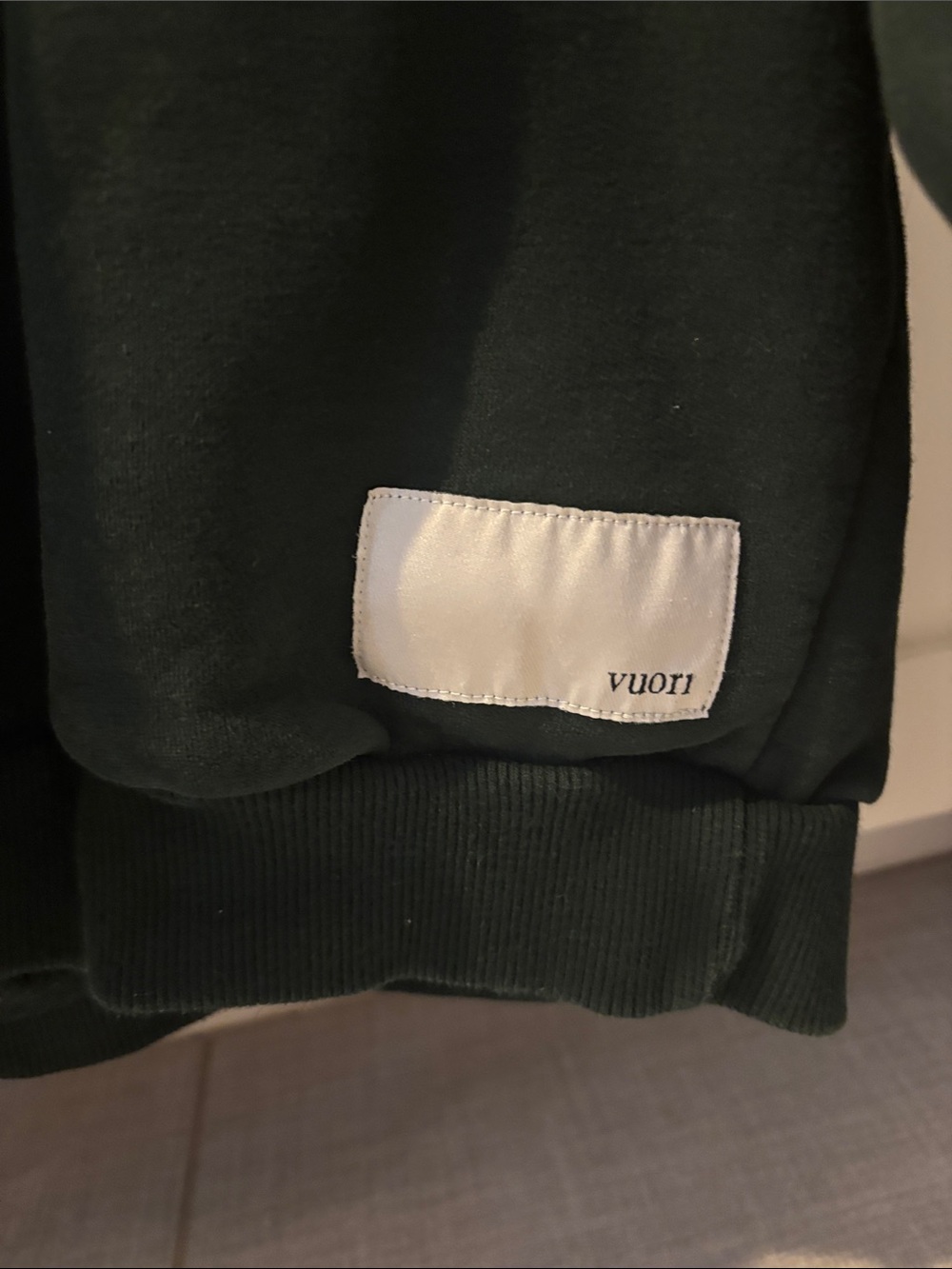 Vuori Women's Restore Oversized Hoodie Green Large - Picture 5 of 7